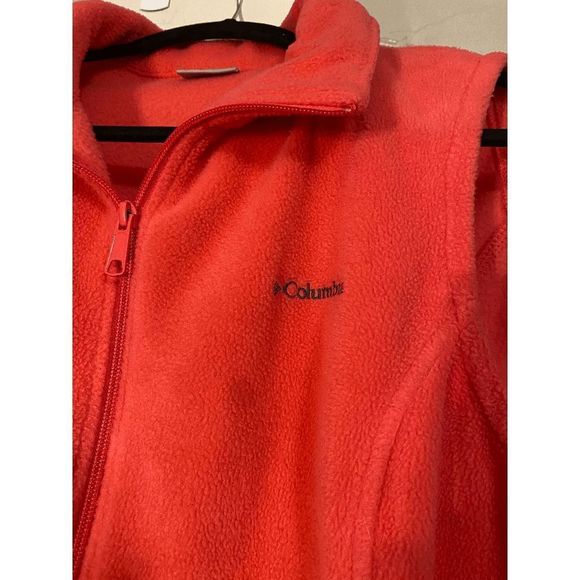 Columbia Women’s Hot Pink Fleece Vest Size 1X XL - Picture 5 of 5